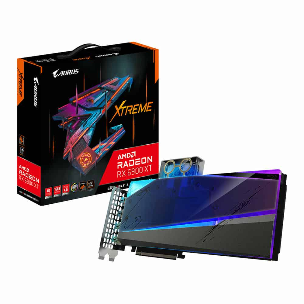 Gigabyte AORUS AMD Radeon RX 6900 16GB XT XTREME WATERFORCE WB Graphics Card